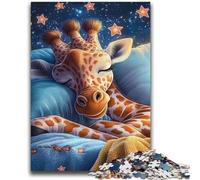 Puzzle da 2000 pezzi "Giraffa addormentata" per adulti e adolescenti, sfida difficile e antistress, ideale come regalo per tutta la famiglia (70x100cm)