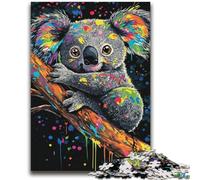 Puzzle da 2000 pezzi "Graffiti Koala" per adulti e adolescenti, sfida difficile e antistress, ideale come regalo per tutta la famiglia (70x100cm)
