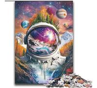 Puzzle da 2000 pezzi "Montagne degli astronauti" per adulti e adolescenti, per ammazzare il tempo in casa e migliorare l'amore tra coppie (70x100cm)