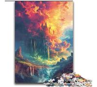 Puzzle da 2000 pezzi "Nuvole arcobaleno" per adulti e ragazzi, adatto a persone dai 14 anni in su, idee regalo per la decorazione della casa (70x100cm)