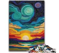 Puzzle da 2000 pezzi "Nuvole colorate" per adolescenti, gioco stimolante, ideale come regalo per tutta la famiglia (70X100cm)