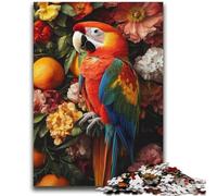 Puzzle da 2000 pezzi "Pappagallo Fiori" per adolescenti e adulti, gioco stimolante, ogni pezzo è unico - gioco stimolante e divertente per tutta la famiglia (70X100cm)