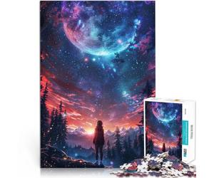 Puzzle da 2000 pezzi per adolescenti Abbraccio delle notti stellate Giochi Giocattoli Regalo Regalo di compleanno, regali, arte murale 70x100cm