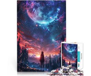 Puzzle da 2000 pezzi per adolescenti Abbraccio delle notti stellate Giochi Giocattoli Regalo Regalo di compleanno, regali, arte murale 70x100cm