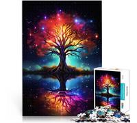 Puzzle da 2000 pezzi per adolescenti Albero Cosmico della Vita Gioco intellettuale giocattolo con poster abbinato e foglio di quiz 70x100cm