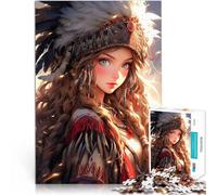 Puzzle da 2000 pezzi per adolescenti American Maiden Warrior Giocattoli da gioco per regalo di famiglia Decorazioni e regali unici per la casa 70x100cm