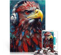 Puzzle da 2000 pezzi per adolescenti Aquila con le cuffie giocattoli educativi per l'apprendimento Lista dei desideri con Babbo Natale 70x100cm