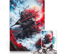Puzzle da 2000 pezzi per adolescenti Arte del guerriero samurai Gioco di famiglia antistress sfida difficile Regalo di compleanno, regali 70x100cm