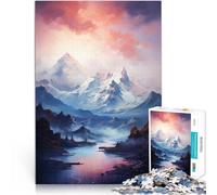 Puzzle da 2000 pezzi per adolescenti Arte delle montagne Gioco di famiglia antistress sfida difficile Adatto per la decorazione del desktop 70x100cm
