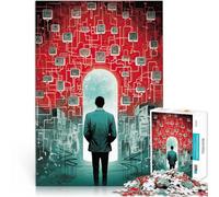 Puzzle da 2000 pezzi per adolescenti Arte su Internet per il giocattolo di sfida del gioco educativo Migliorare l'amore tra le coppie 70x100cm