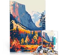 Puzzle da 2000 pezzi per adolescenti Autunno nella foresta di Yosemite Giochi Giocattoli Regalo Regalo di compleanno, regali, arte murale 70x100cm