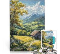 Puzzle da 2000 pezzi per adolescenti Baita di montagna Fatto di cartone per età 14+ Giochi educativi fai da te perché è ideale come regalo per tutta la famiglia misurare：70x100cm