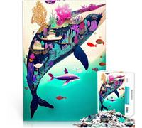 Puzzle da 2000 pezzi per adolescenti Balena Giocattoli che creano dipendenza e sfidano l'intelligenza del cervello Adatto alle coppie 70x100cm