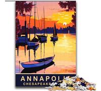 Puzzle da 2000 pezzi per adolescenti,barche nella baia di Chesapeake,giocattoli da gioco,ogni pezzo è unico - Gioco divertente e stimolante per tutta la famiglia,adatto a bambini dai 14 anni in su