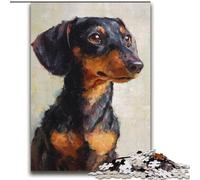 Puzzle da 2000 pezzi per adolescenti Bassotto felice Antistress Sfida difficile Ogni pezzo è unico - Gioco divertente e stimolante per tutta la famiglia 70x100cm
