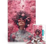 Puzzle da 2000 pezzi per adolescenti Beatitudine del rumore rosa Giocattoli fai da te Ogni pezzo è unico - Gioco divertente e stimolante per tutta la famiglia 70x100cm