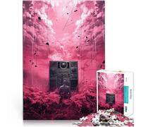 Puzzle da 2000 pezzi per adolescenti Beatitudine del rumore rosa Taglio di precisione con pezzi completamente interconnessi di forma casuale 70x100cm