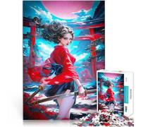 Puzzle da 2000 pezzi per adolescenti Bella ragazza samurai Vacanza a casa: uccidere il tempo perché è ideale come regalo per tutta la famiglia 70x100cm