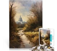 Puzzle da 2000 pezzi per adolescenti Bellezza di Washington DC, USA Giocattoli da gioco Decorazione murale Regali unici per compleanno e Natale 70x100cm