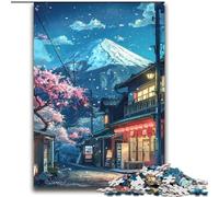 Puzzle da 2000 pezzi per adolescenti, bellissimo monte Fuji, divertimento per la famiglia, attività divertenti a casa, regalo di compleanno, regali di viaggio, per ragazzi dai 14 anni in su, 70x100cm