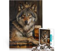 Puzzle da 2000 pezzi per adolescenti Birra Wolf King Crown Pint Allena il tuo cervello e le tue mani perché è ideale come regalo per tutta la famiglia 70x100cm