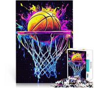Puzzle da 2000 pezzi per adolescenti Canestro da basket Splash Sfida di gioco educativo giocattolo Collezione di artisti, Belle arti 70x100cm