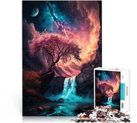 Puzzle da 2000 pezzi per adolescenti Cascata celeste Giocattoli educativi per l'apprendimento Giochi per famiglie Adatto alle coppie 70x100cm