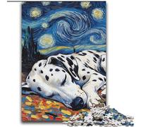 Puzzle da 2000 pezzi per adolescenti Cielo notturno dalmata Difficile da completare ma divertente e umoristico con poster abbinato e foglio di quiz 70x100cm
