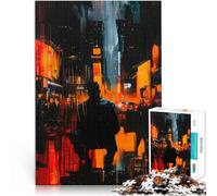 Puzzle da 2000 pezzi per adolescenti Città notturna Antistress Vacanza in patria Uccidere il tempo Migliorare l'amore tra le coppie 70x100cm