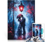 Puzzle da 2000 pezzi per adolescenti Coppia romantica sotto un lampione Giocattoli da gioco offerte come regali per tutta la famiglia 70x100cm