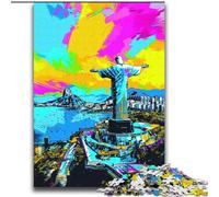Puzzle da 2000 pezzi per adolescenti, Cristo Redentore, regalo per gioco educativo, collezione di artisti, belle arti, 70x100cm