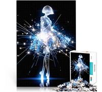 Puzzle da 2000 pezzi per adolescenti Danza della Stella di Cristallo Diamante Attività per famiglie Lista dei desideri con Babbo Natale 70x100cm