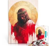 Puzzle da 2000 pezzi per adolescenti Dipinto di Gesù Cristo giochi divertenti per famiglie è ideale come regalo per tutta la famiglia 70x100cm