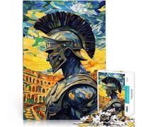 Puzzle da 2000 pezzi per adolescenti Dipinto di gladiatore romano sfida educativa con pezzi completamente interconnessi di forma casuale 70x100cm