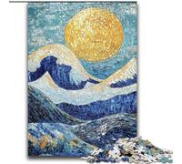 Puzzle da 2000 pezzi per adolescenti, dipinto di montagna di Van Gogh, giochi di attività stimolanti per famiglie, giocattolo fai da te per decorazioni murali per la casa, regali 70x100cm