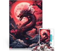 Puzzle da 2000 pezzi per adolescenti Drago e Sakura Giappone Giocattolo educativo antistress offerte come regali per tutta la famiglia 70x100cm