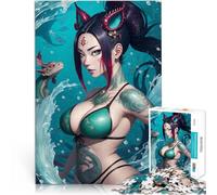 Puzzle da 2000 pezzi per adolescenti Drago Sirena Antistress Vacanza in patria Uccidere il tempo Gioco educativo per compleanno e Natale 70x100cm