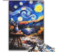 Puzzle da 2000 pezzi per adolescenti e adulti "Dipingere sotto il cielo notturno", adatto a persone dai 14 anni in su, gioco educativo, sfida, giocattolo, regalo per compleanni, 70x100cm
