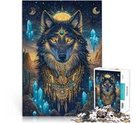 Puzzle da 2000 pezzi per adolescenti Fantasia del lupo Giocattoli educativi per l'apprendimento Giochi per famiglie grande regalo 70x100cm