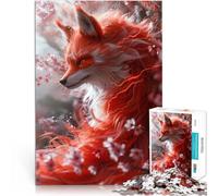 Puzzle da 2000 pezzi per adolescenti fantasia di volpe rossa Vacanza a casa: uccidere il tempo Decorazioni e regali unici per la casa 70x100cm