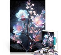 Puzzle da 2000 pezzi per adolescenti Fiori di prugna eterei Vacanza a casa: uccidere il tempo con poster abbinato e foglio di quiz 70x100cm