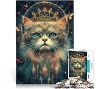 Puzzle da 2000 pezzi per adolescenti Gatto persiano magico Vacanza a casa: uccidere il tempo è ideale come regalo per tutta la famiglia 70x100cm
