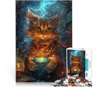 Puzzle da 2000 pezzi per adolescenti Gatto saggio per il giocattolo di sfida del gioco educativo Giocattoli per la decorazione della casa 70x100cm