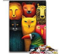Puzzle da 2000 pezzi per adolescenti, gioco educativo per famiglie sul mondo animale, ideale come regalo per tutta la famiglia dai 14 anni in su, 70x100cm