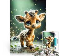 Puzzle da 2000 pezzi per adolescenti Giraffa Antistress Vacanza in patria Uccidere il tempo Giocattoli per la decorazione della casa 70x100cm