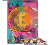 Puzzle da 2000 pezzi per adolescenti Graffiti Bitcoin Difficili da completare ma divertenti e divertenti, regali unici per compleanni e feste 70x100cm