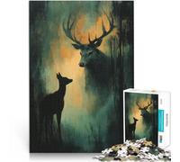 Puzzle da 2000 pezzi per adolescenti Il richiamo del cervo Gioco impegnativo e gioco in famiglia Gioco educativo per compleanno e Natale 70x100cm