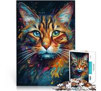 Puzzle da 2000 pezzi per adolescenti Il soprannaturalismo del gatto del Bengala Analisi e logica offerte come regali per tutta la famiglia 70x100cm