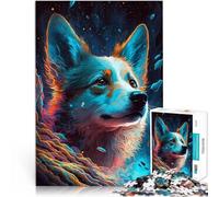Puzzle da 2000 pezzi per adolescenti Incantesimo del cane Corgi Vacanza a casa: uccidere il tempo Migliorare l'amore tra le coppie 70x100cm