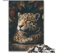 Puzzle da 2000 pezzi per adolescenti Jungle Wild Black Panther Difficile da completare ma divertente e umoristico, con poster abbinato e foglio di quiz 70x100cm